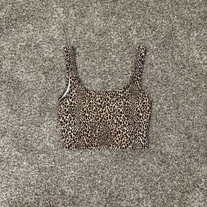 Forever 21 Leopard Print Crop Top